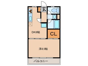 OS・SKYマンション鹿子の物件間取画像